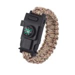 Narukvica za preživljavanje s nožem – LED svjetiljka / jaka užad